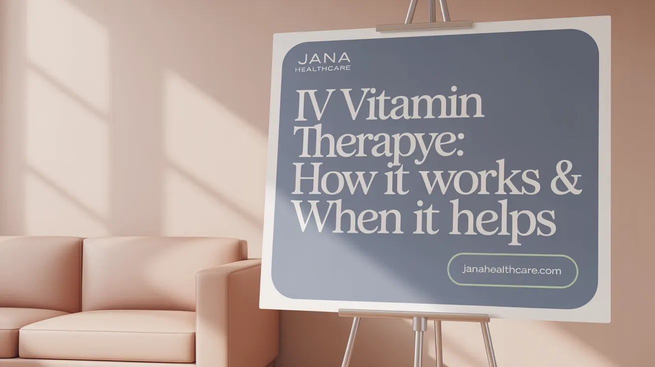 IV Vitamin Therapy Explained: How It Works & When It Helps