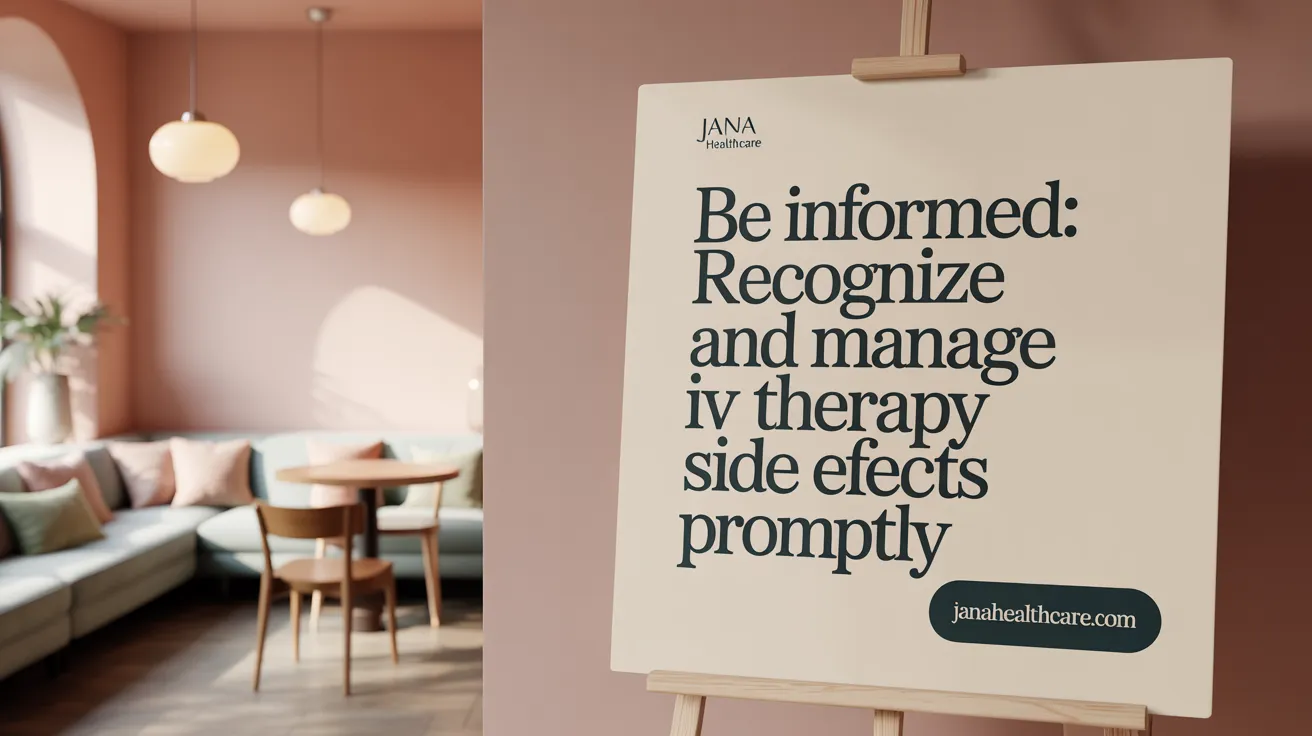 Be Informed: Recognize and Manage IV Therapy Side Effects Promptly