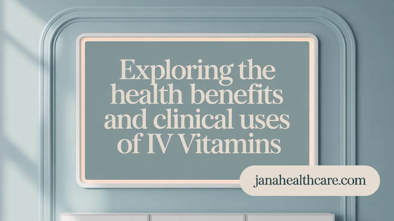 Exploring the Health Benefits and Clinical Uses of IV Vitamins