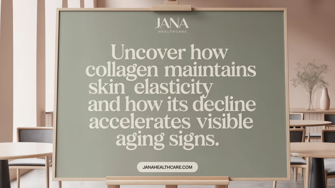 Uncover how collagen maintains skin elasticity and how its decline accelerates visible aging signs.