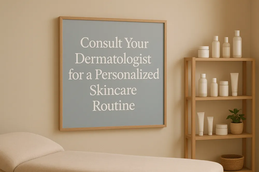 Consult Your Dermatologist for a Personalized Skincare Routine