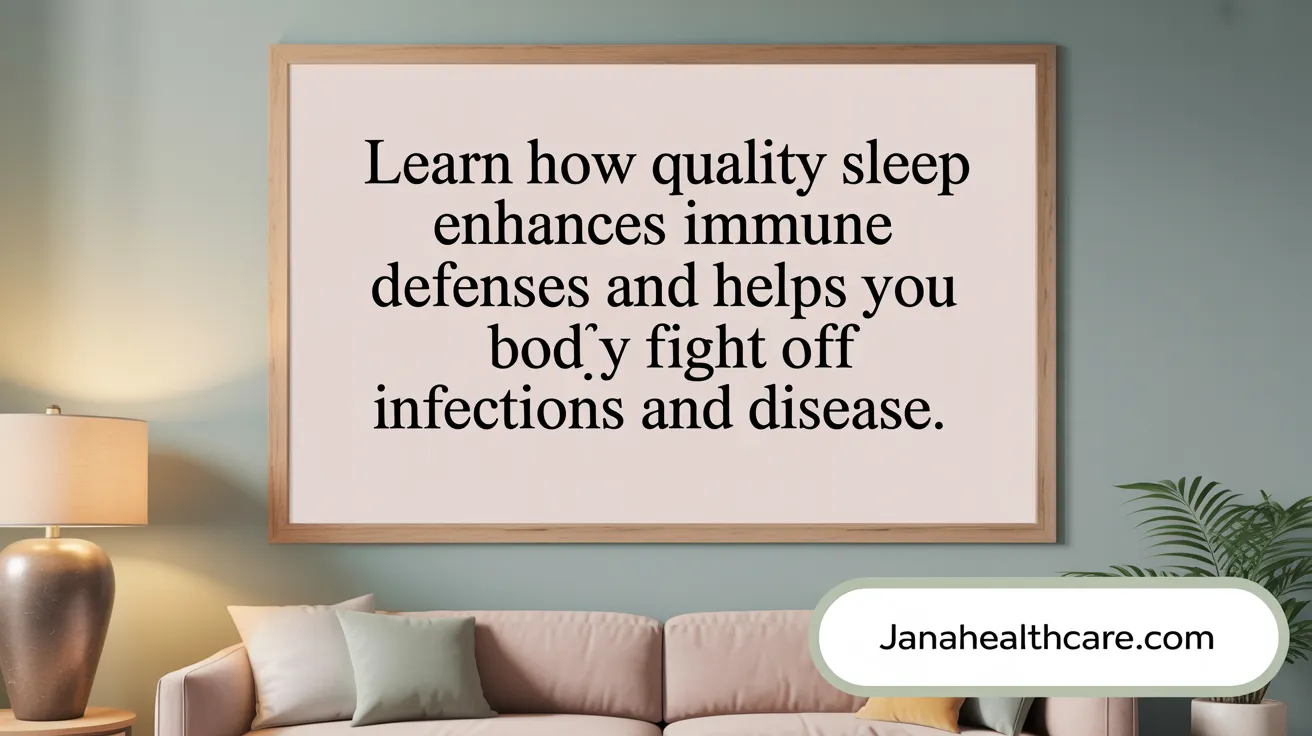 Learn how quality sleep enhances immune defenses and helps your body fight off infections and disease.