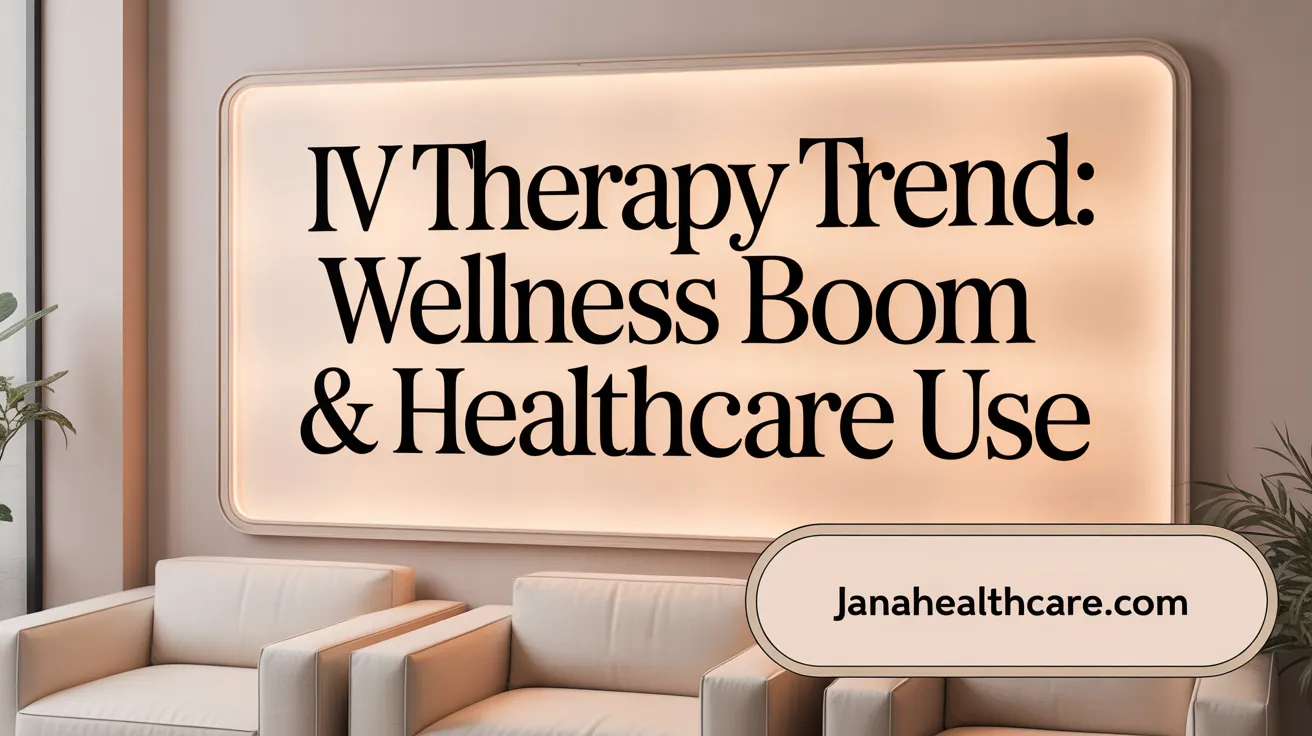 IV Therapy Trend: Wellness Boom & Healthcare Use