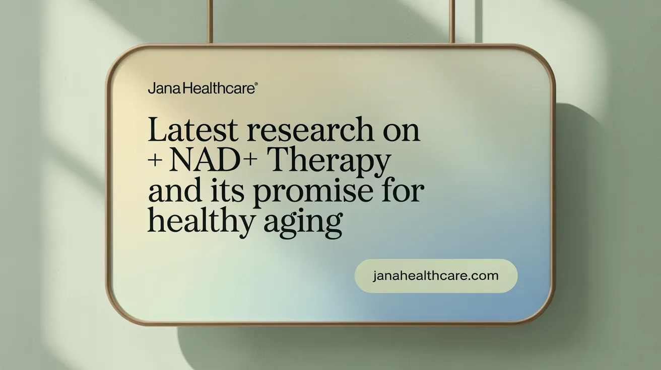 Latest Research on NAD+ Therapy and Its Promise for Healthy Aging