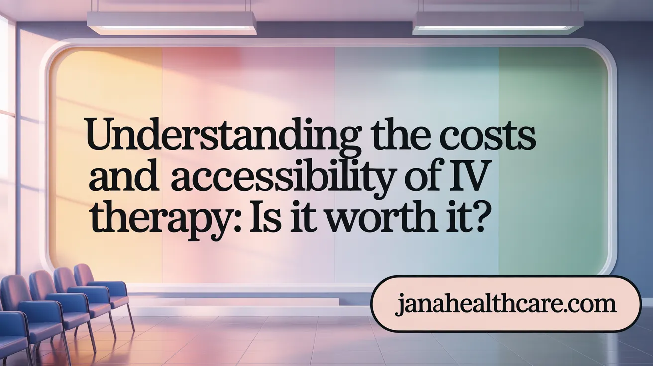 Understanding the Costs and Accessibility of IV Therapy: Is It Worth It?