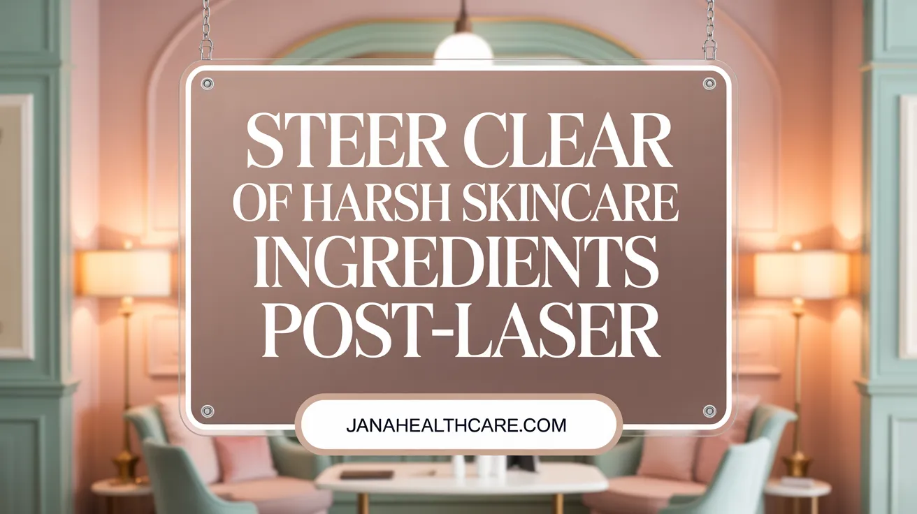 Steer Clear of Harsh Skincare Ingredients Post-Laser