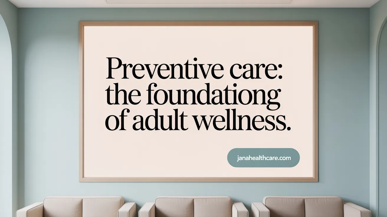 Preventive Care: The Foundation of Adult Wellness