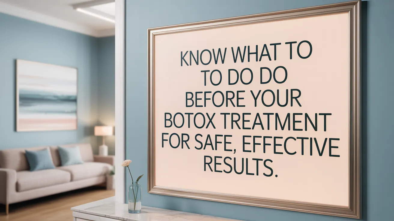 Know What to Do Before Your Botox Treatment for Safe, Effective Results