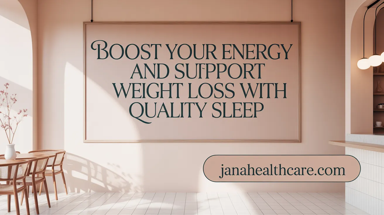 Boost Your Energy and Support Weight Loss with Quality Sleep
