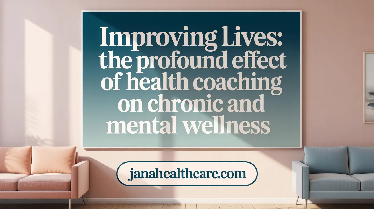 Improving Lives: The Profound Effect of Health Coaching on Chronic and Mental Wellness