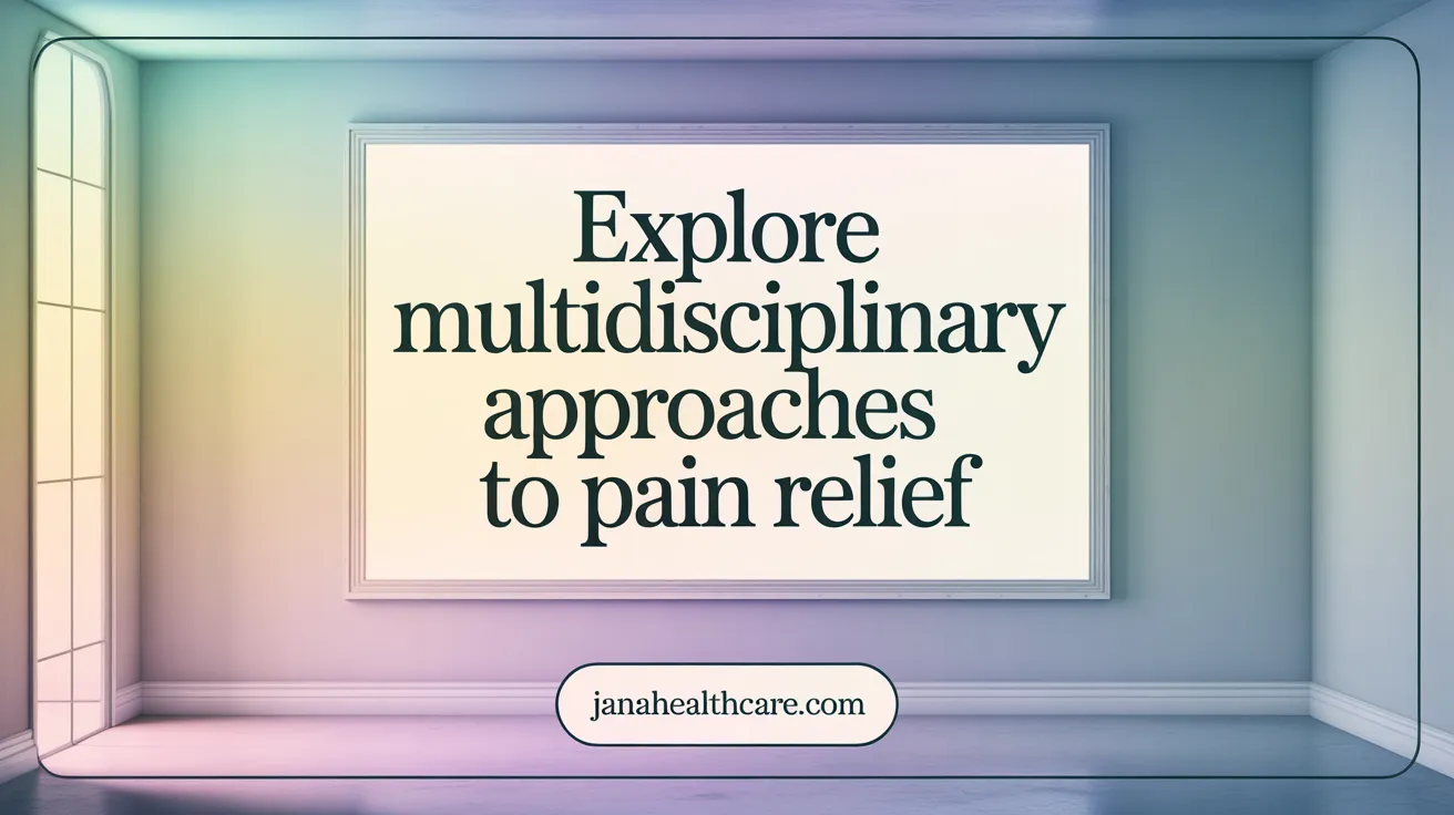 Explore Multidisciplinary Approaches to Pain Relief
