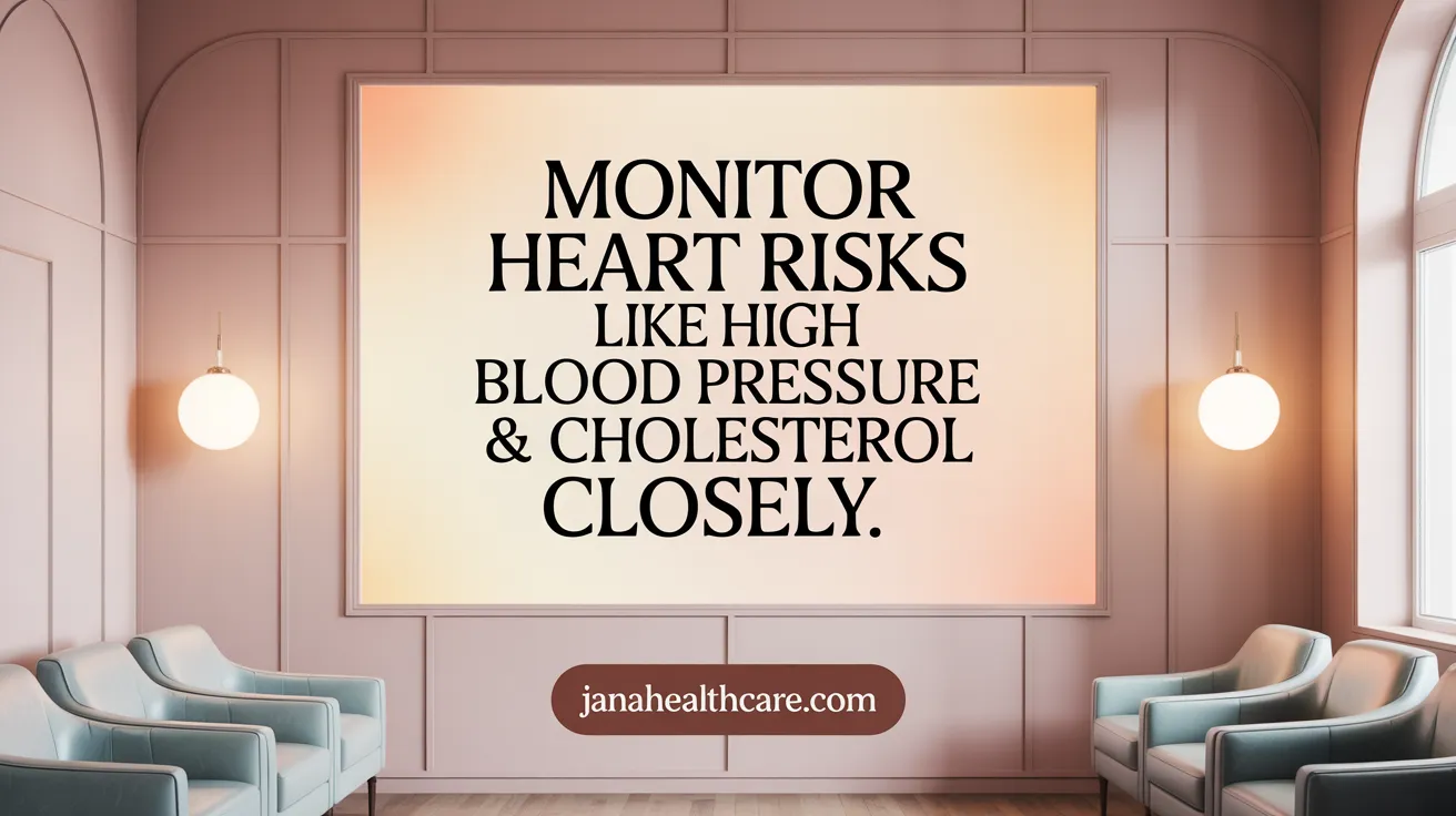 Monitor Heart Risks Like High Blood Pressure & Cholesterol Closely