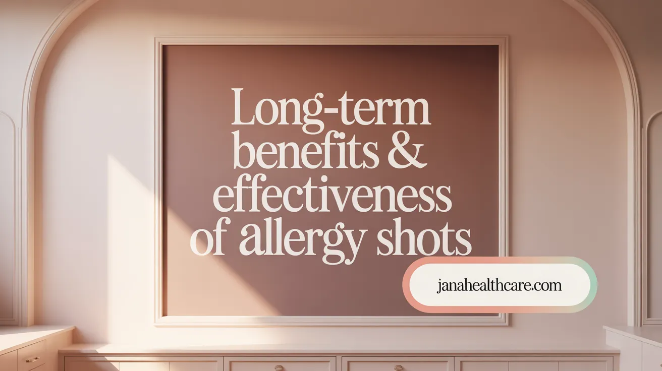 Long-Term Benefits & Effectiveness of Allergy Shots