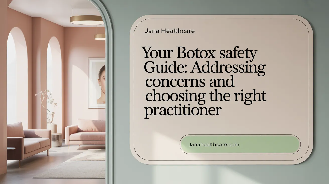 Your Botox Safety Guide: Addressing Concerns and Choosing the Right Practitioner