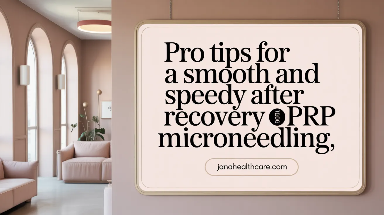 Pro Tips for a Smooth and Speedy Recovery after PRP Microneedling