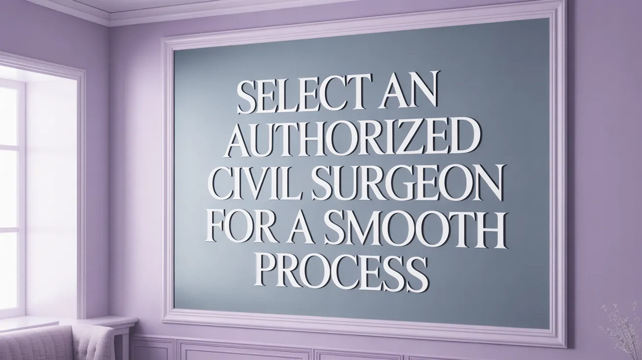 Select an Authorized Civil Surgeon for a Smooth Process