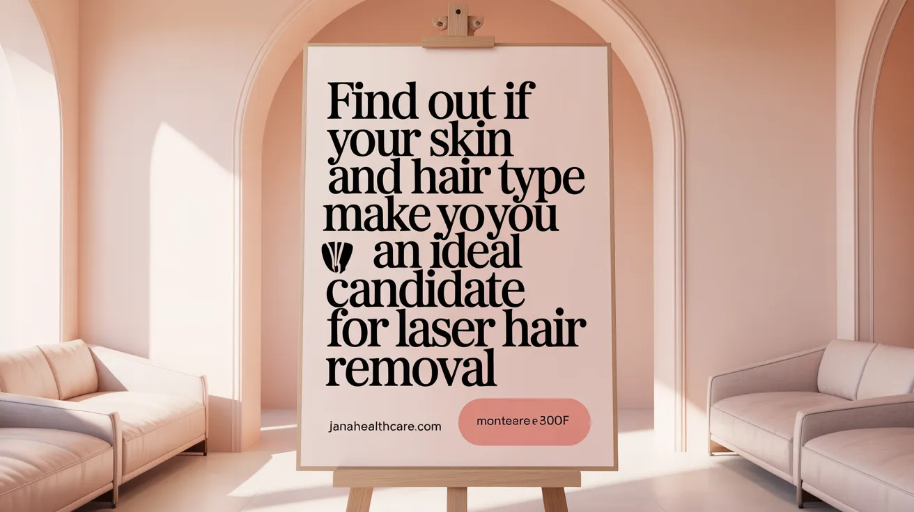 Find out if your skin and hair type make you an ideal candidate for laser hair removal