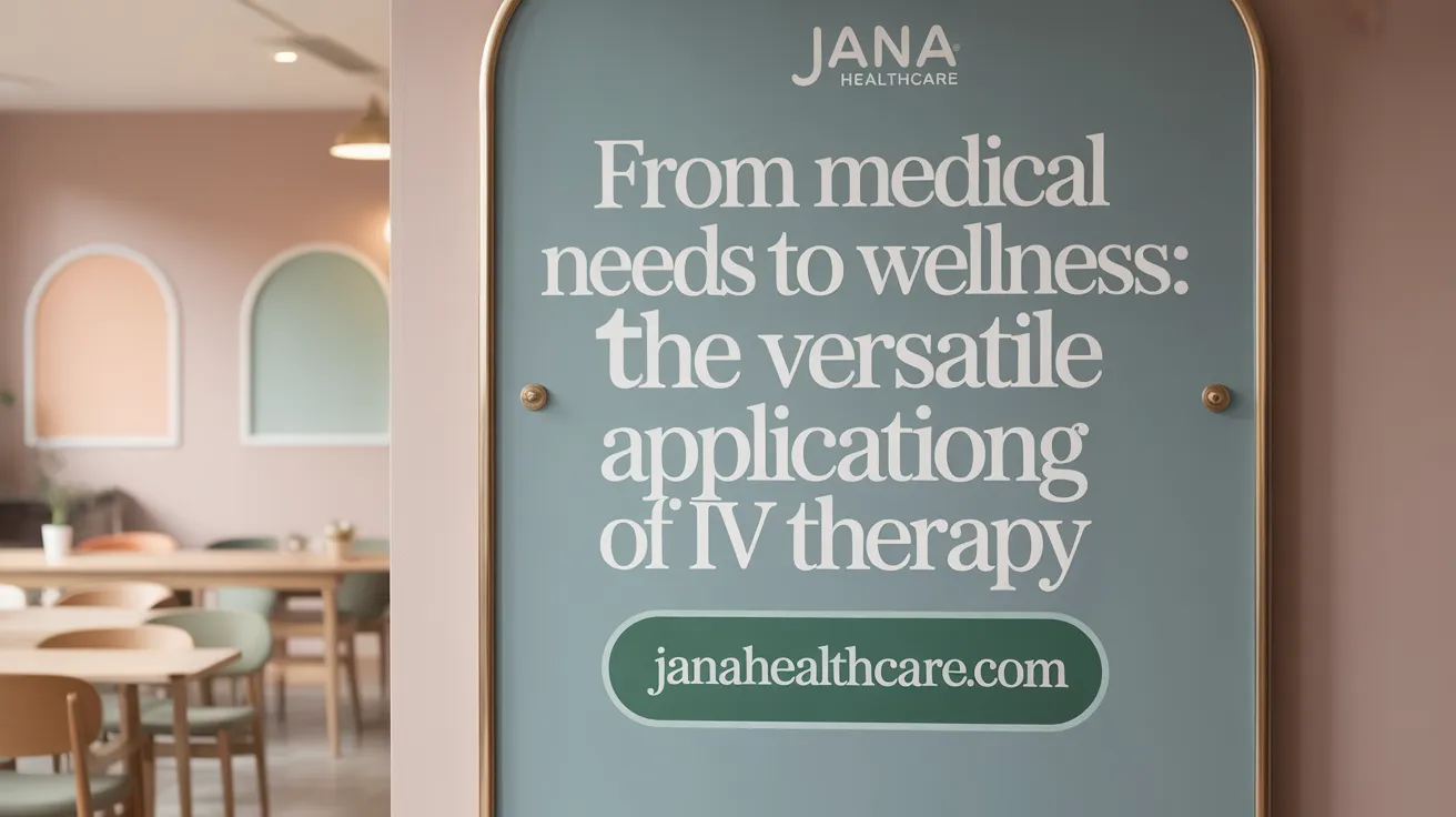 From Medical Needs to Wellness: The Versatile Applications of IV Therapy