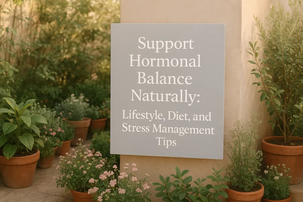 Support Hormonal Balance Naturally: Lifestyle, Diet, and Stress Management Tips