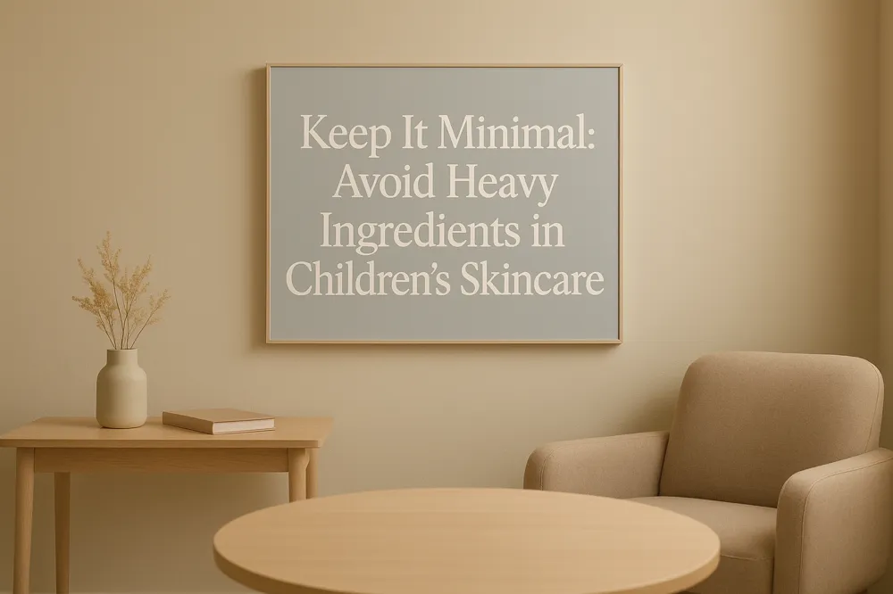 Keep It Minimal: Avoid Heavy Ingredients in Children's Skincare