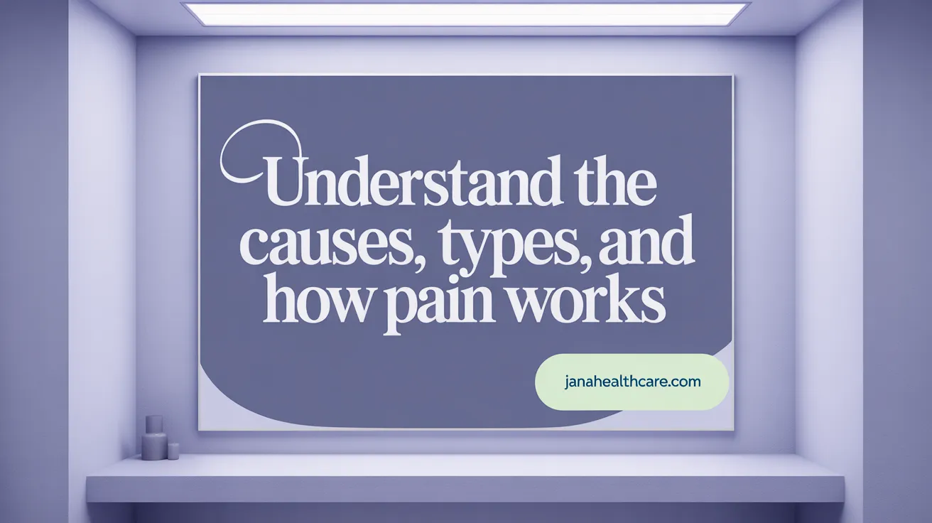 Understand the Causes, Types, and How Pain Works