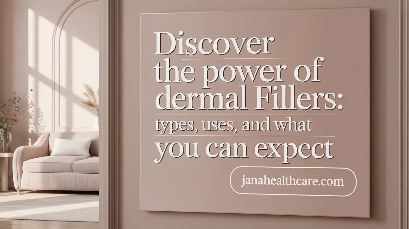 Discover the Power of Dermal Fillers: Types, Uses, and What You Can Expect