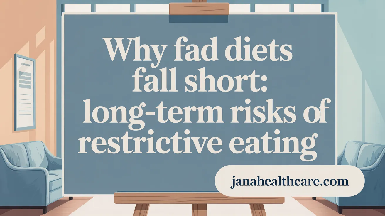 Why Fad Diets Fall Short: Long-term Risks of Restrictive Eating