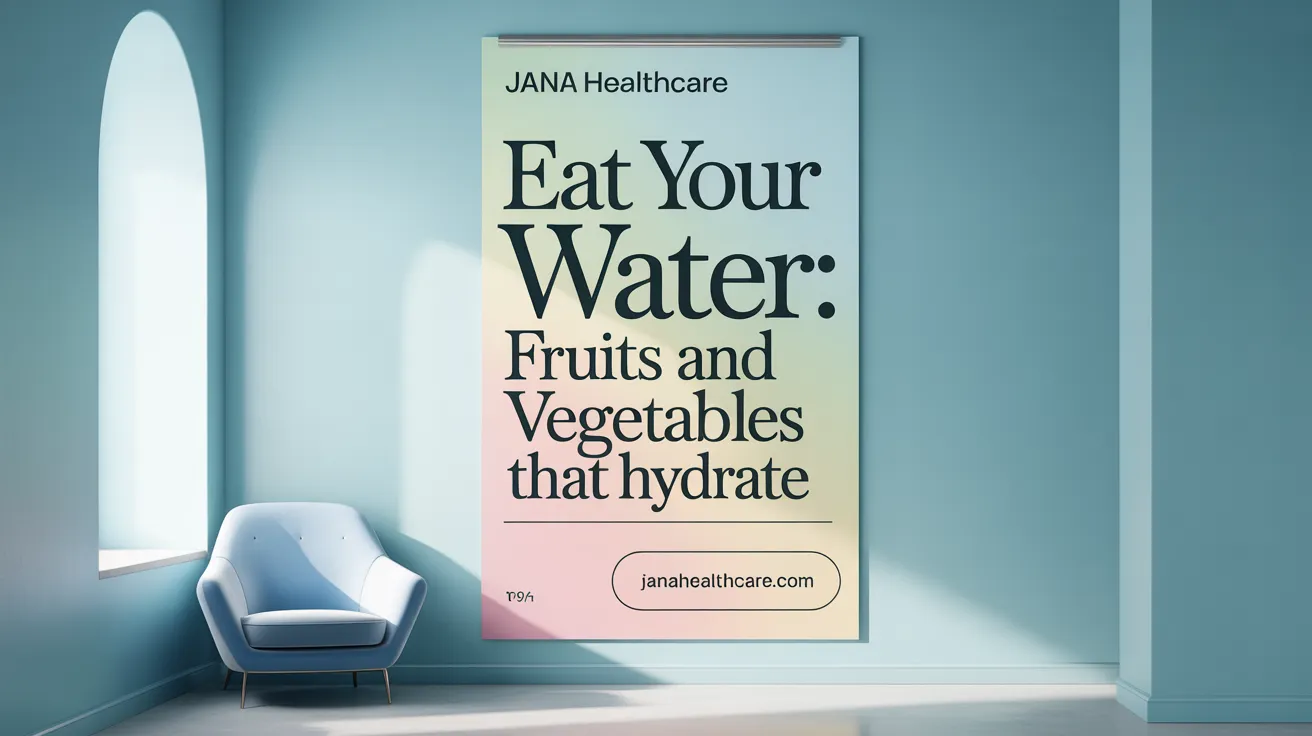 Eat Your Water: Fruits and Vegetables That Hydrate