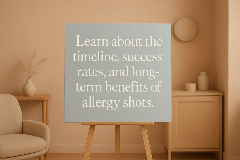 Learn about the timeline, success rates, and long-term benefits of allergy shots.