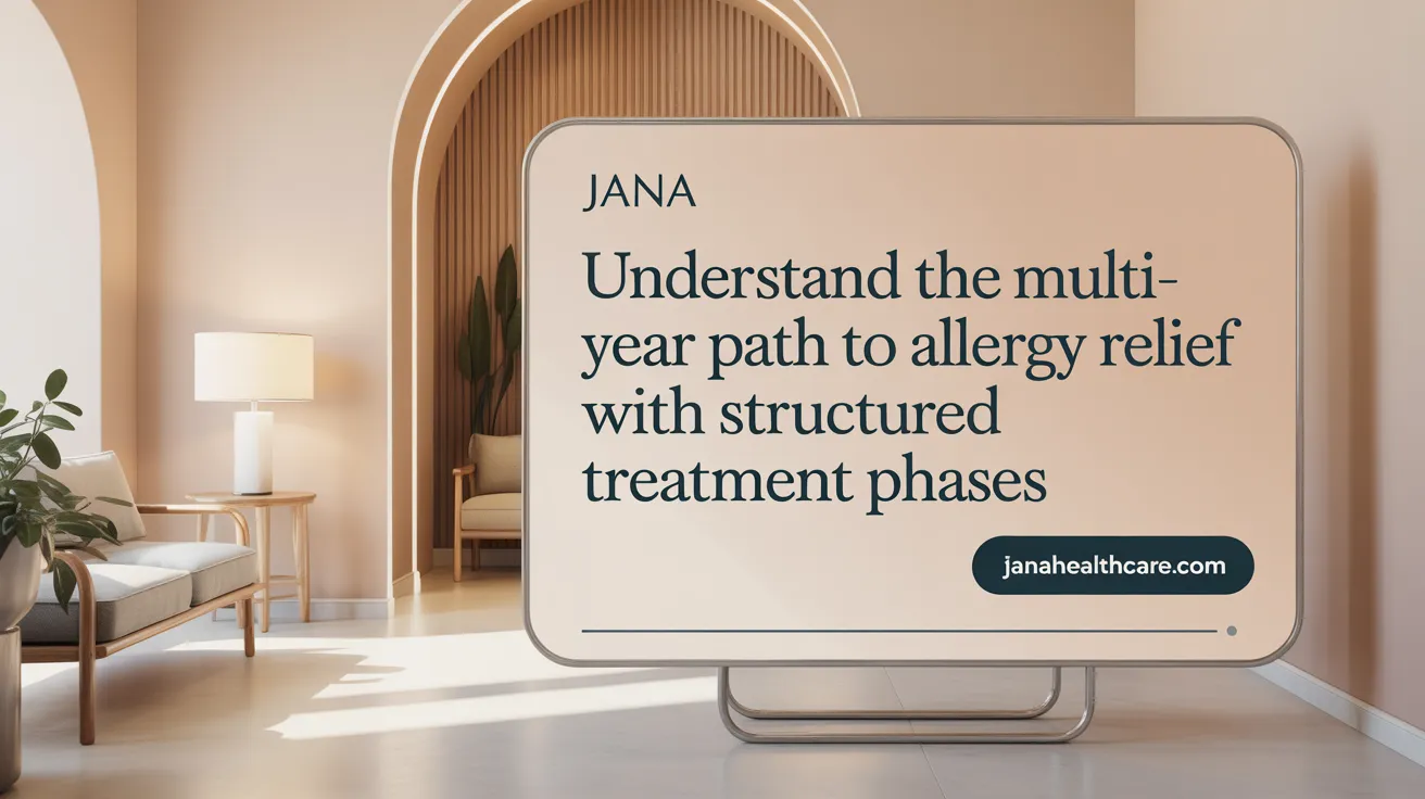 Understand the Multi-Year Path to Allergy Relief with Structured Treatment Phases