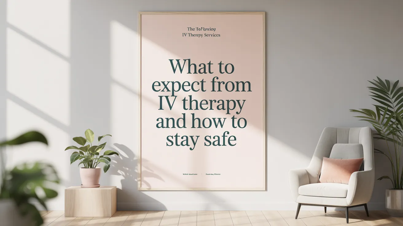 What to Expect from IV Therapy and How to Stay Safe