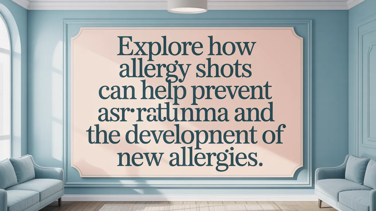 Explore how allergy shots can help prevent asthma and the development of new allergies.