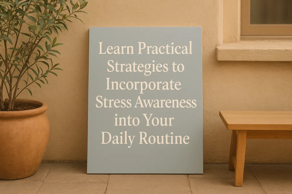 Learn Practical Strategies to Incorporate Stress Awareness into Your Daily Routine