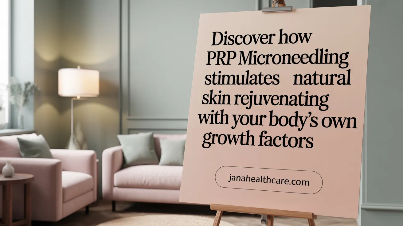 Discover How PRP Microneedling Stimulates Natural Skin Rejuvenation with Your Body’s Own Growth Factors