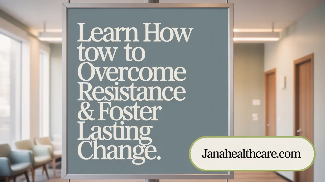 Learn How to Overcome Resistance & Foster Lasting Change