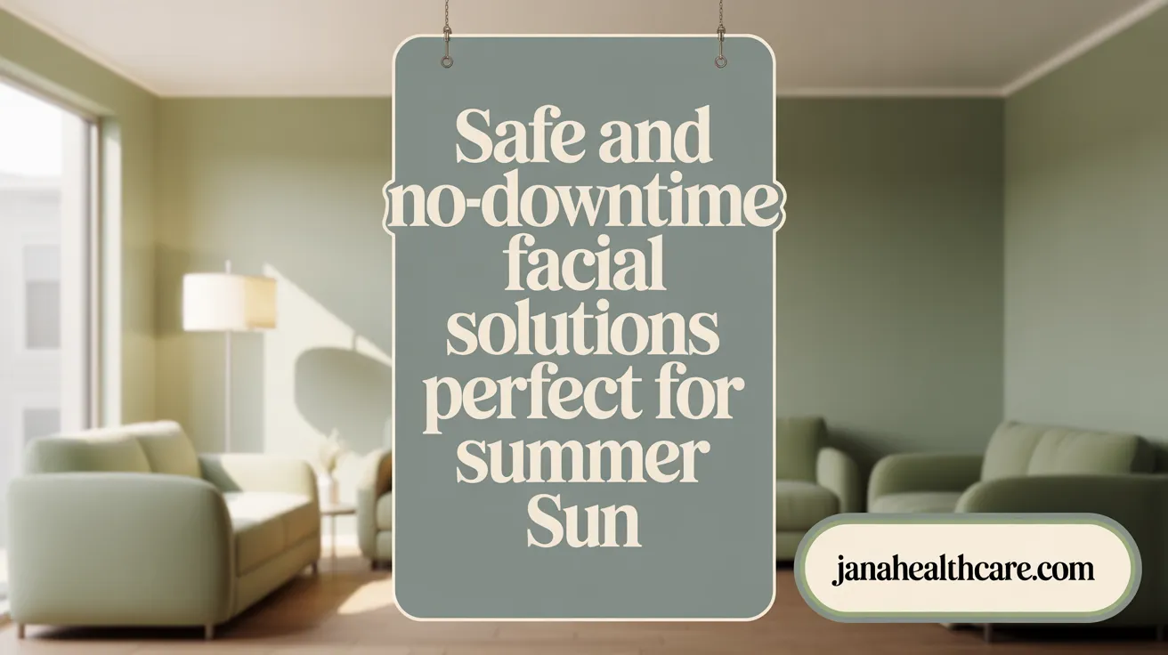 Safe and No-Downtime Facial Solutions Perfect for Summer Sun