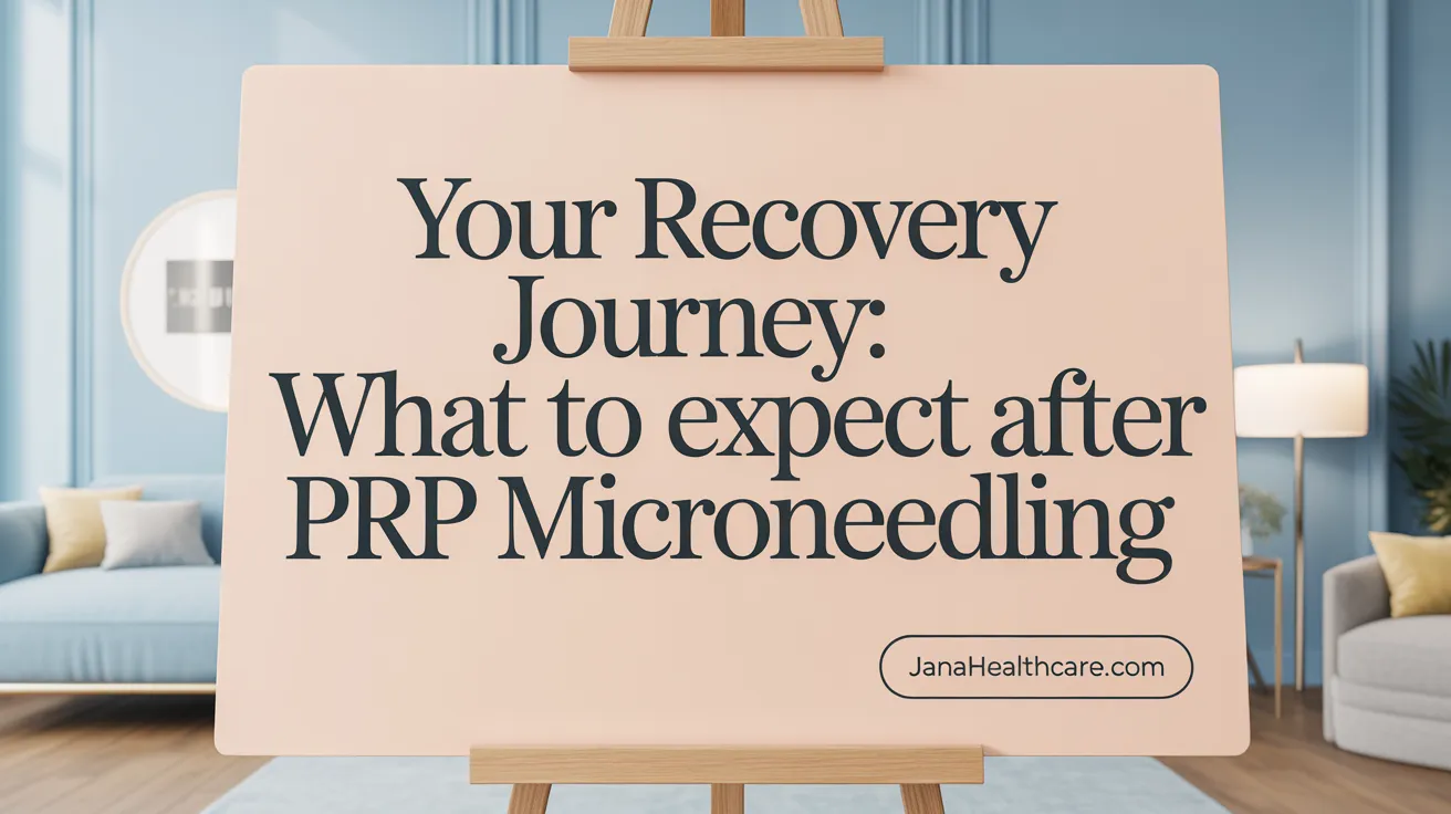 Your Recovery Journey: What to Expect After PRP Microneedling