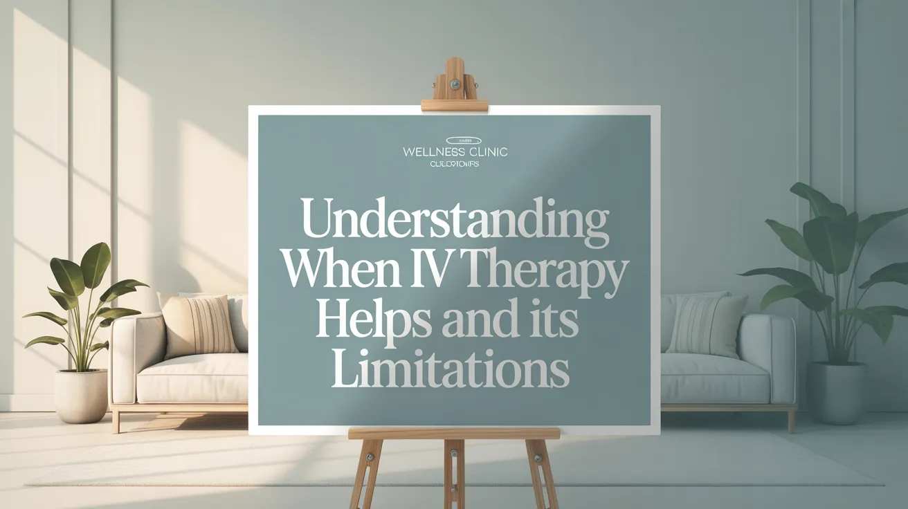 Understanding When IV Therapy Helps and Its Limitations