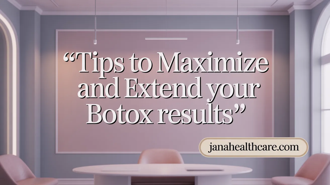 Tips to Maximize and Extend Your Botox Results