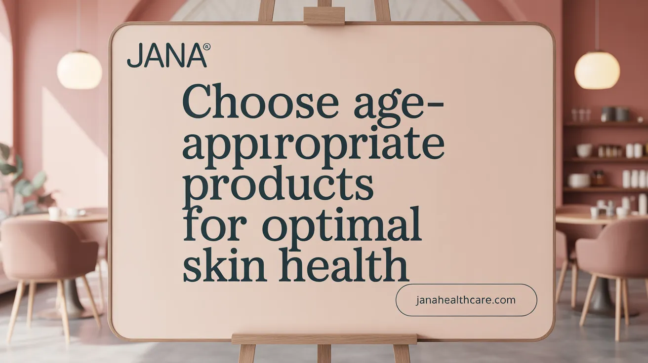 Choose Age-Appropriate Products for Optimal Skin Health
