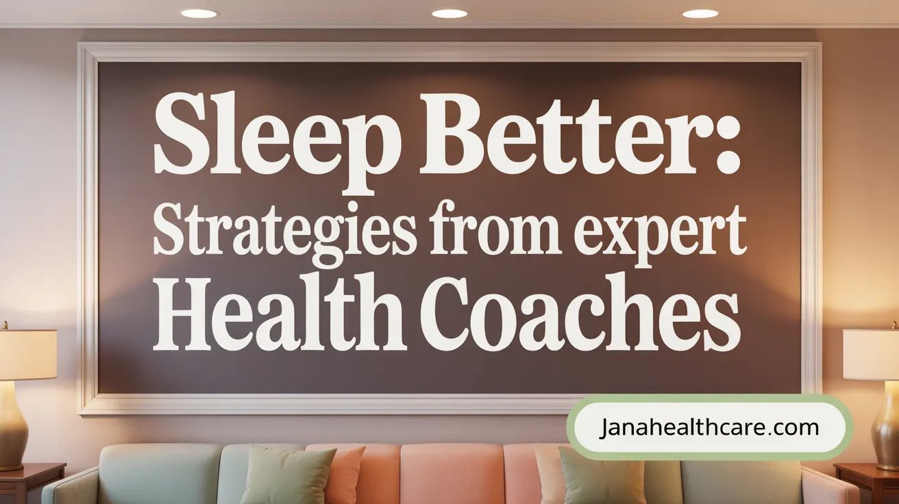 Sleep Better: Strategies from Expert Health Coaches