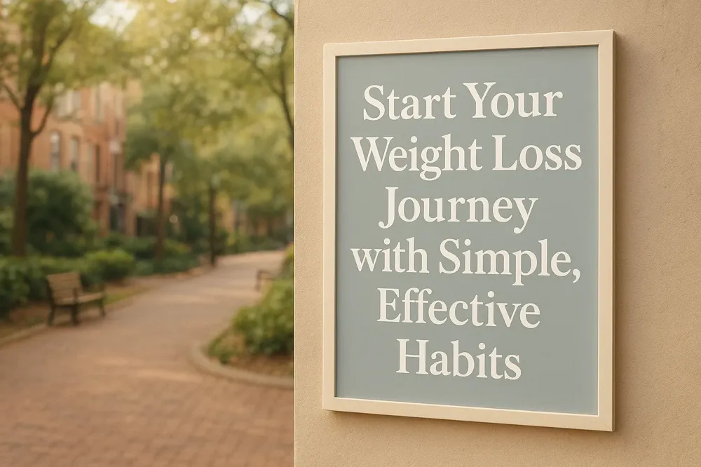 Start Your Weight Loss Journey with Simple, Effective Habits