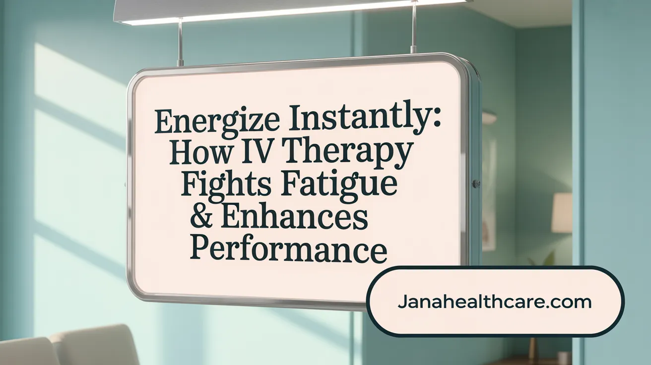 Energize Instantly: How IV Therapy Fights Fatigue & Enhances Performance