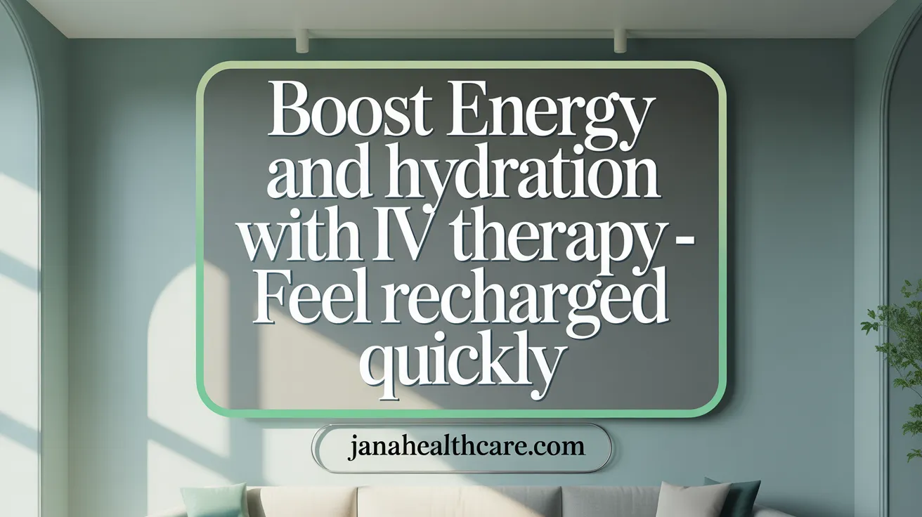 Boost Energy and Hydration with IV Therapy – Feel Recharged Quickly