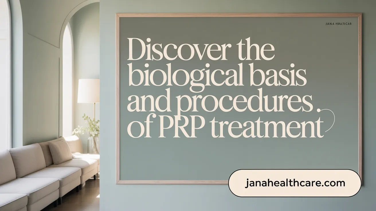 Discover the Biological Basis and Procedures of PRP Treatment