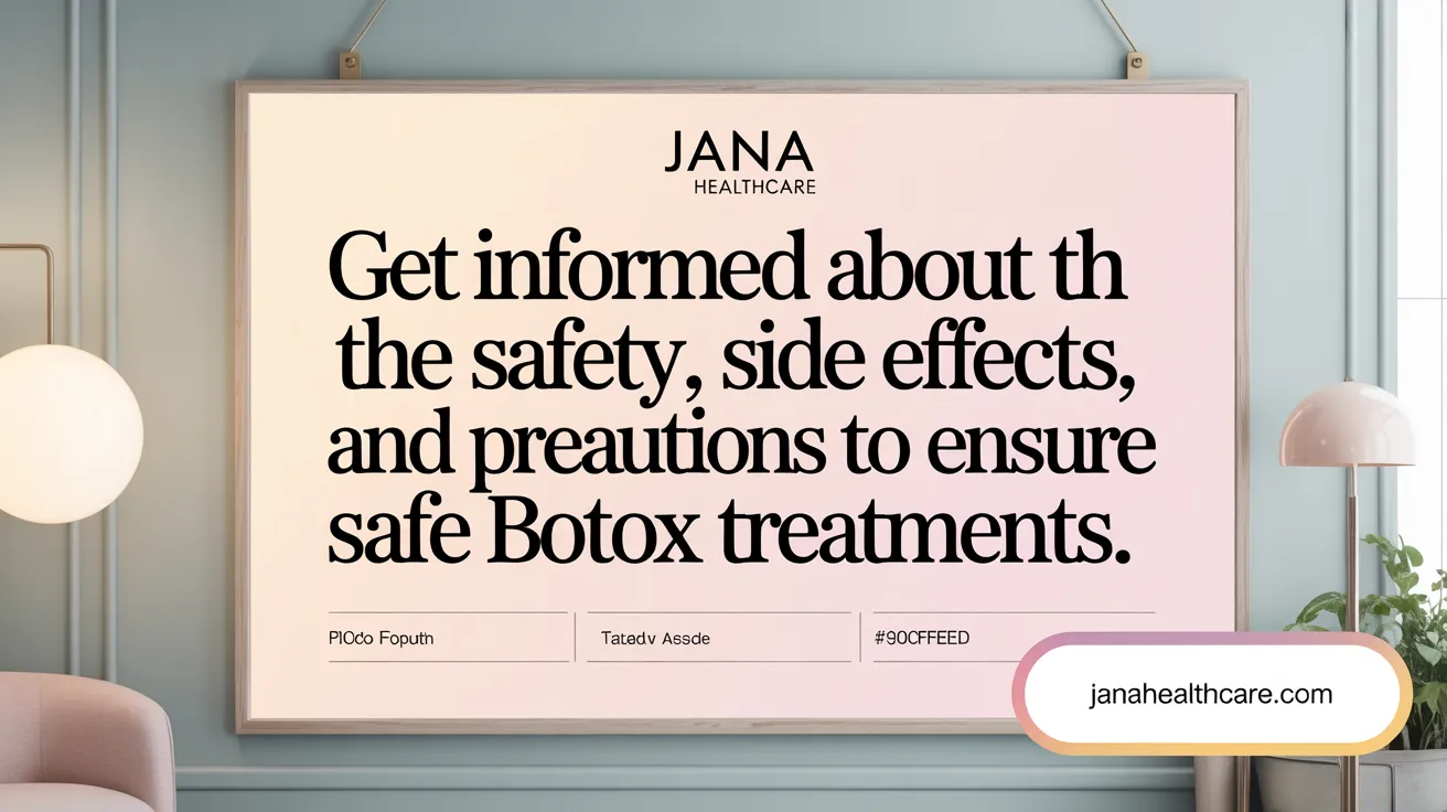 Get informed about the safety, side effects, and precautions to ensure safe Botox treatments.