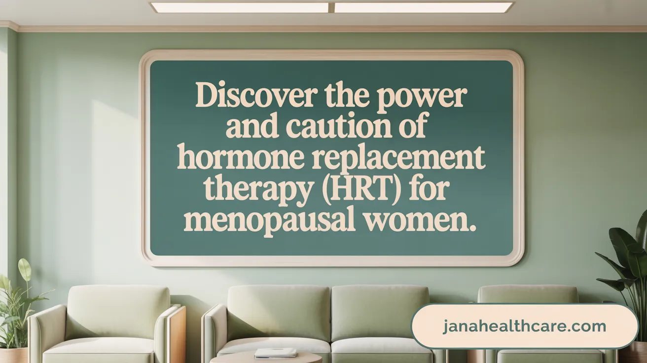 Discover the power and caution of Hormone Replacement Therapy (HRT) for menopausal women.