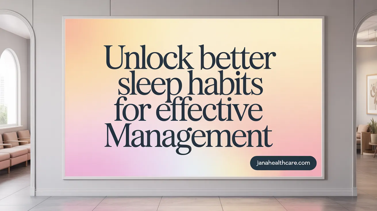 Unlock Better Sleep Habits for Effective Weight Management