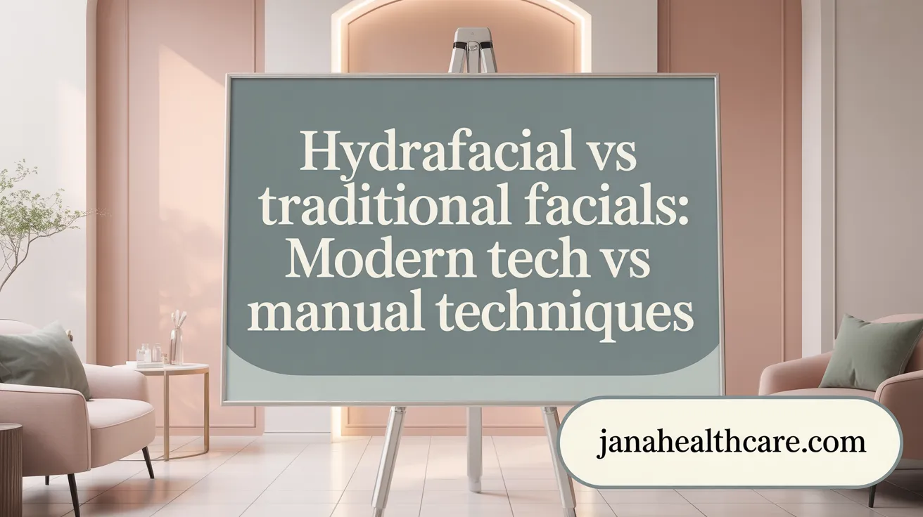 HydraFacial vs Traditional Facials: Modern Tech vs Manual Techniques