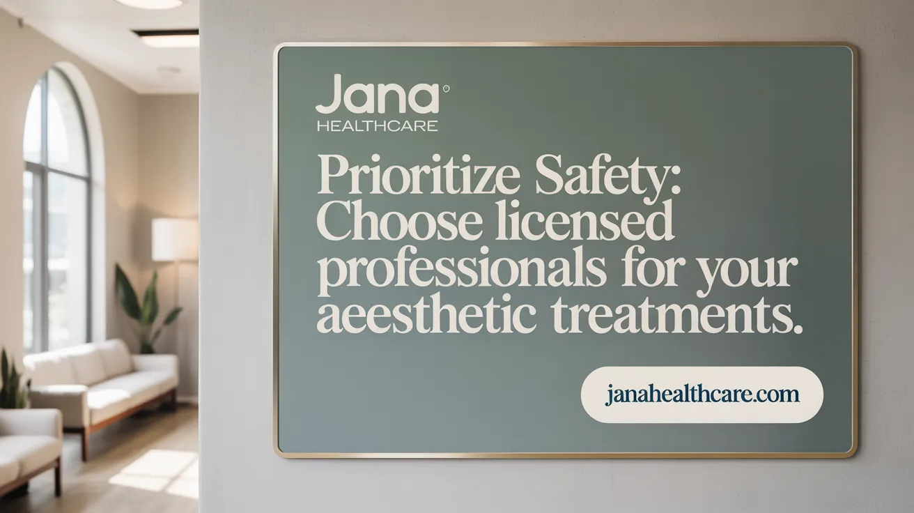 Prioritize Safety: Choose Licensed Professionals for Your Aesthetic Treatments